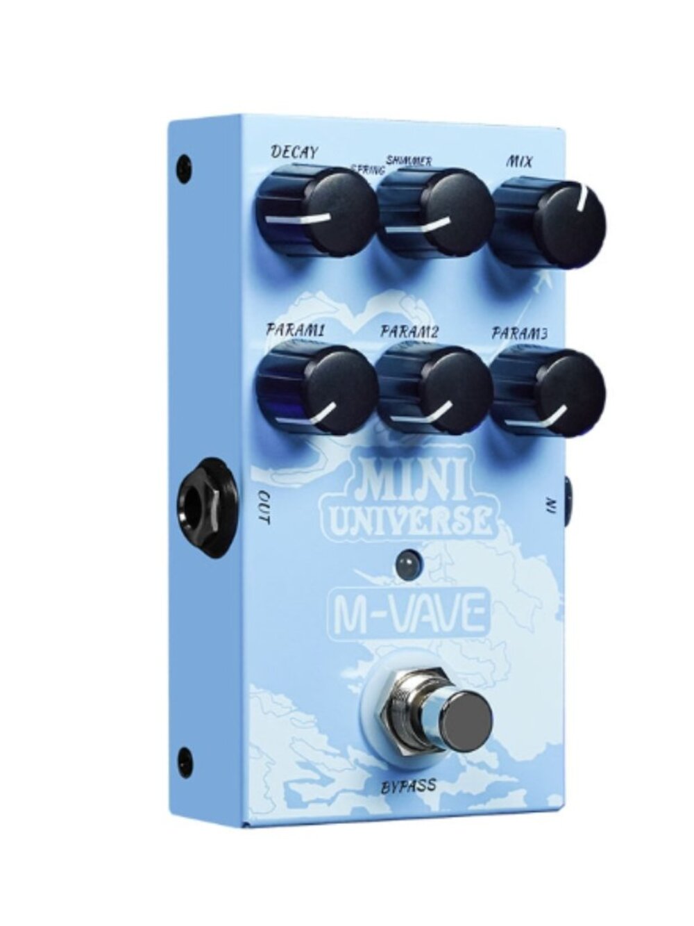 M-VAVE Mini Universe Guitar Pedal Reverb Innovation Unique Sound 9 Reverb Effect